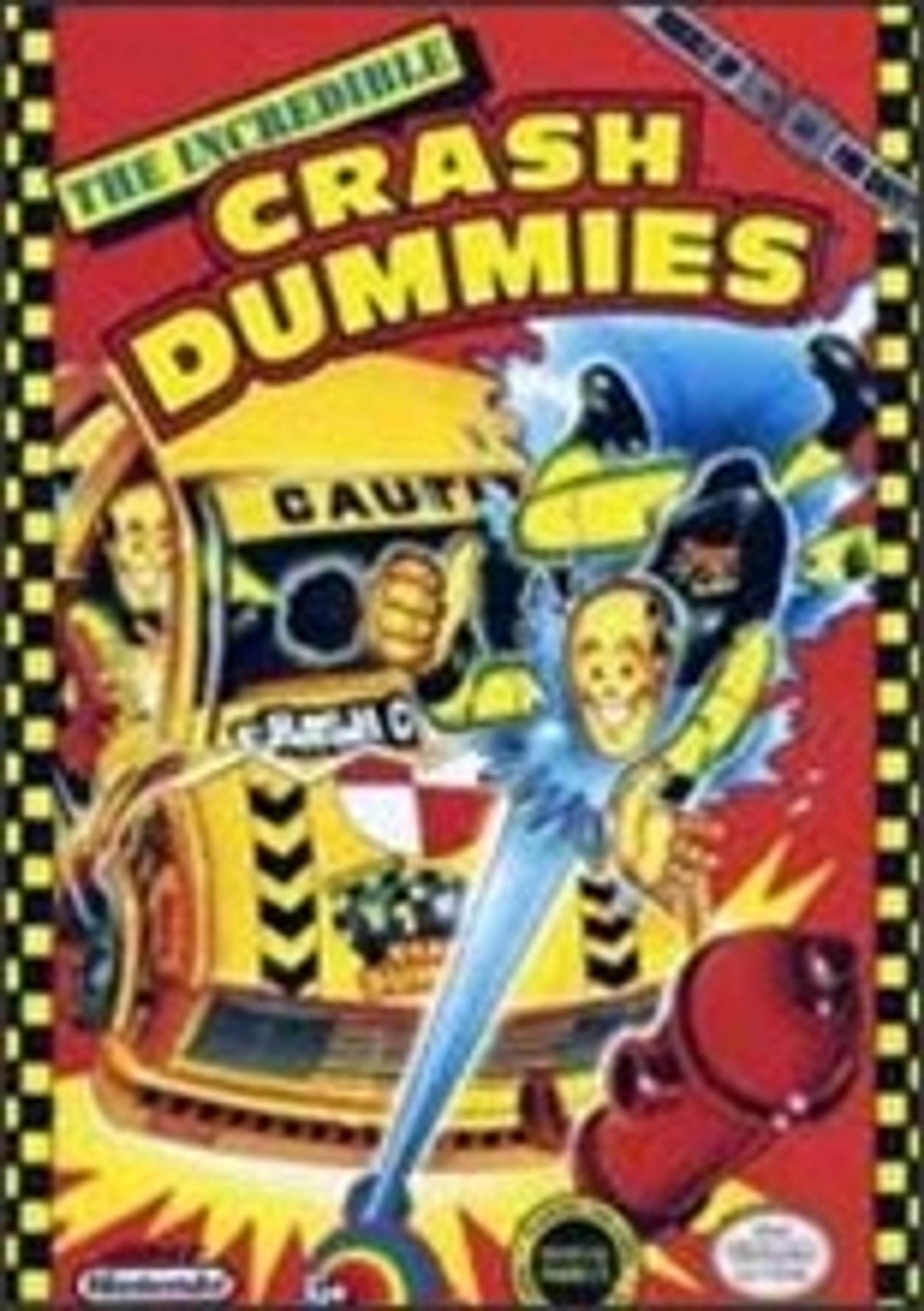 Incredible Crash Dummies,The Nintendo NES Original Game For Sale